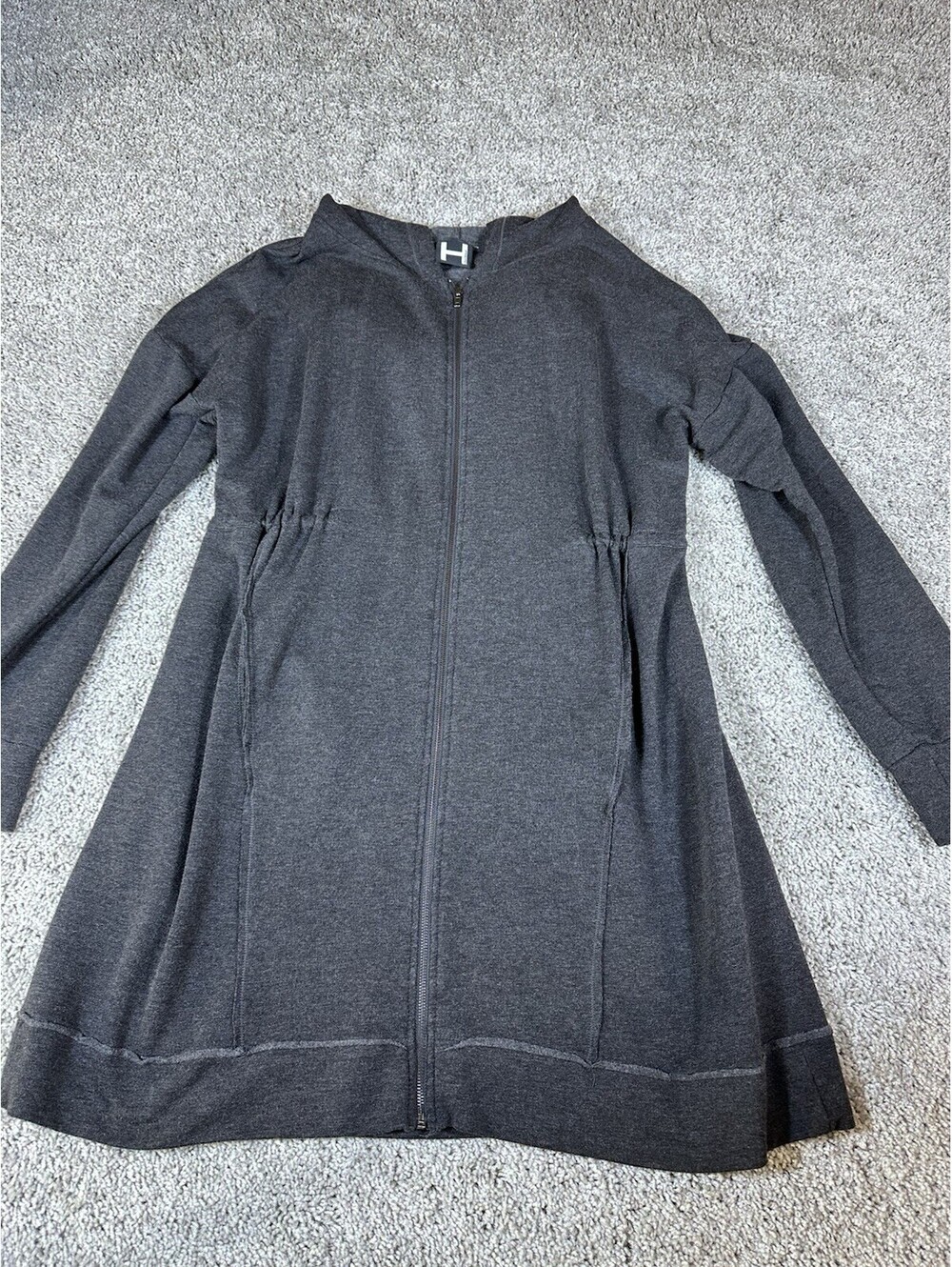 Halogen Dress Womens Size Small Black High neck 3/4 Sleeve